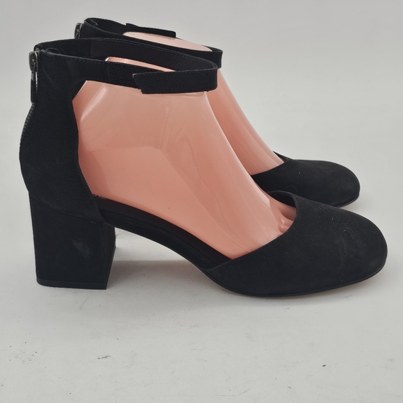 Eileen Fisher Women’s Dota Pump Black Leather Size 9 - Picture 4 of 10